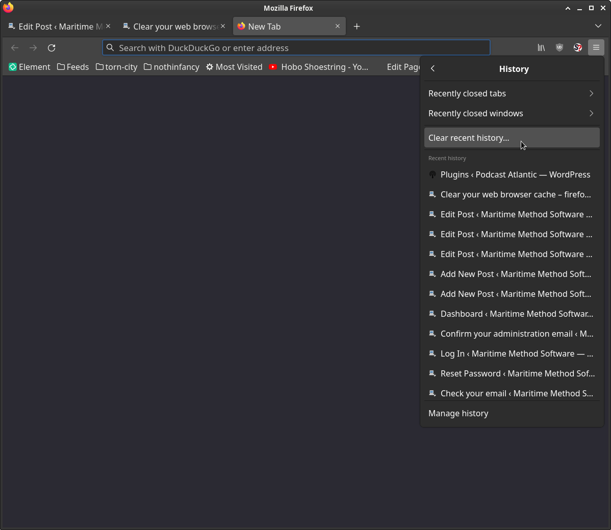 Firefox - Clear Browser Cache - Frame 2